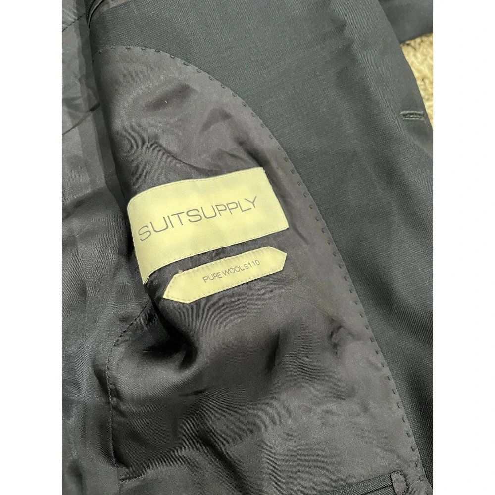 Men's Suit Supply Pure Wool S110‎ Blazer Navy(1926)